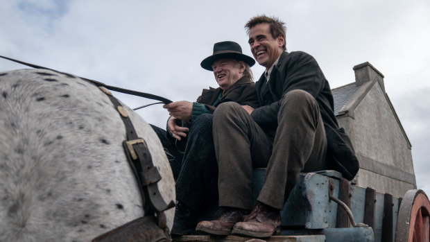 Brendan Gleeson et Colin Farrell (à droite) dans The Banshees of Inisherin.
