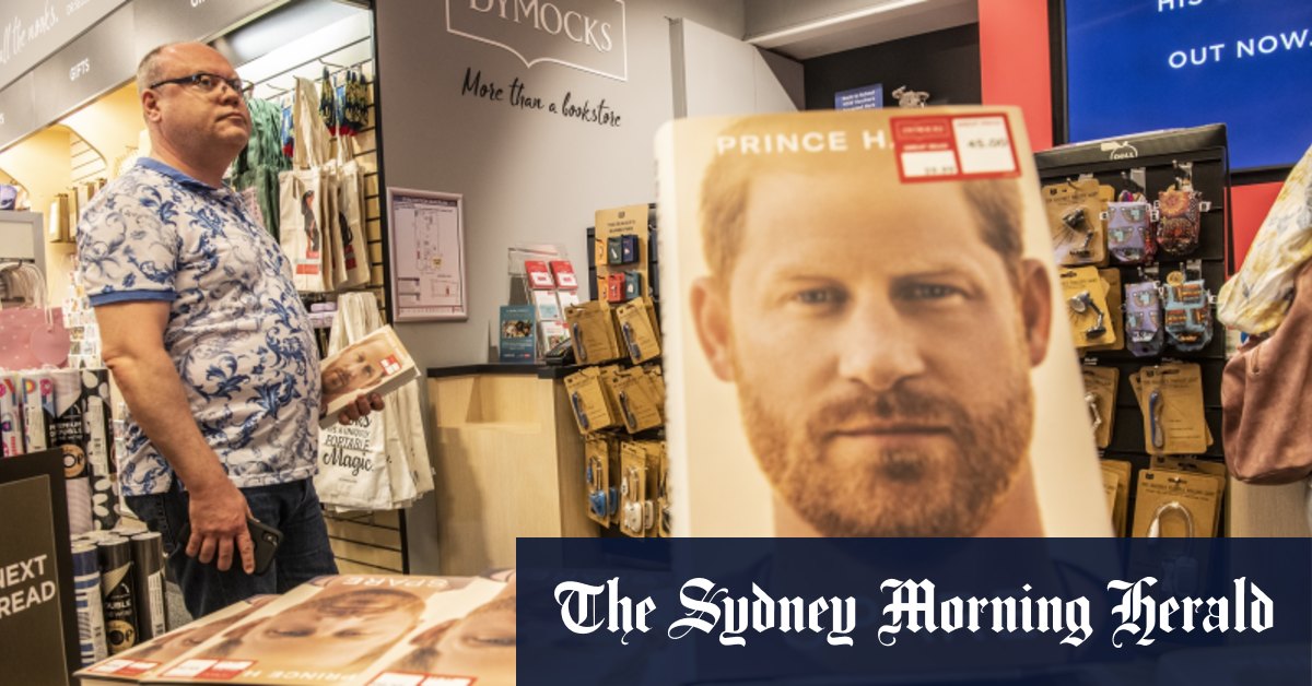 Prince Harry's Spare bat des records de vente en Australie