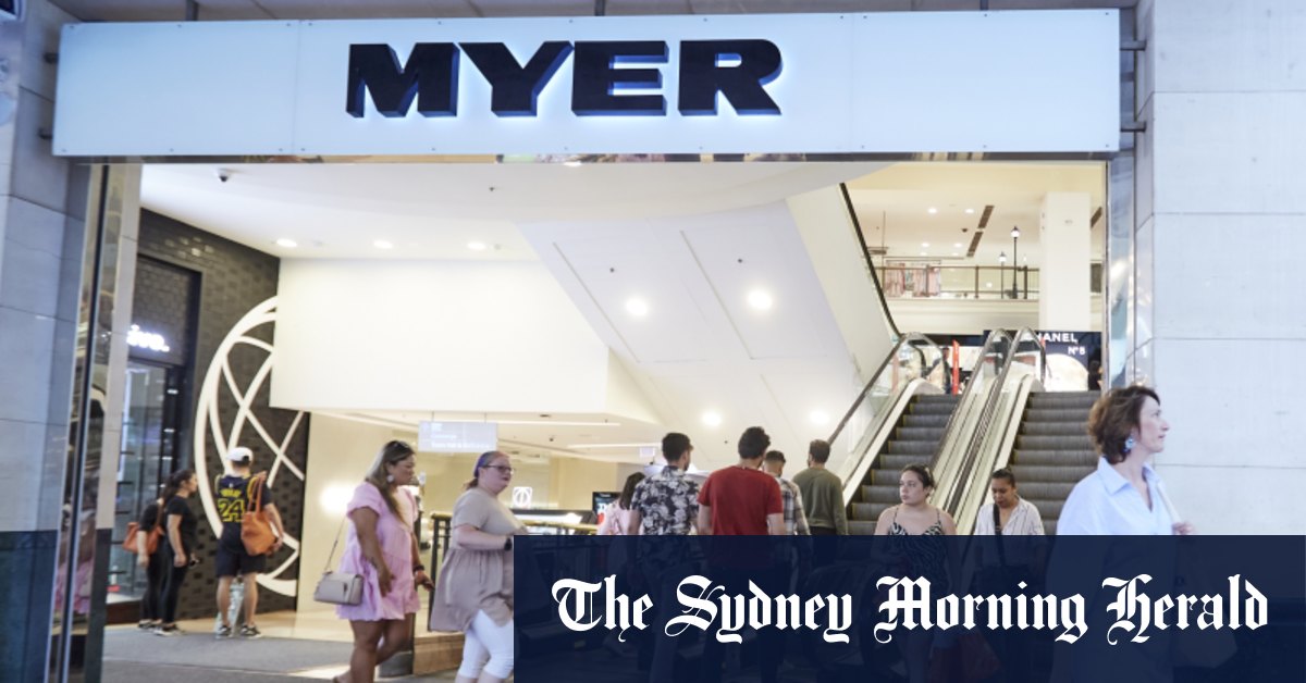 Hausse record des ventes de Myer