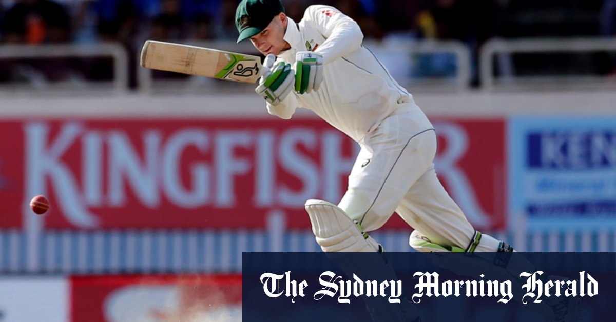 Handscomb in Test calcul alors que les sélecteurs attendent le vert