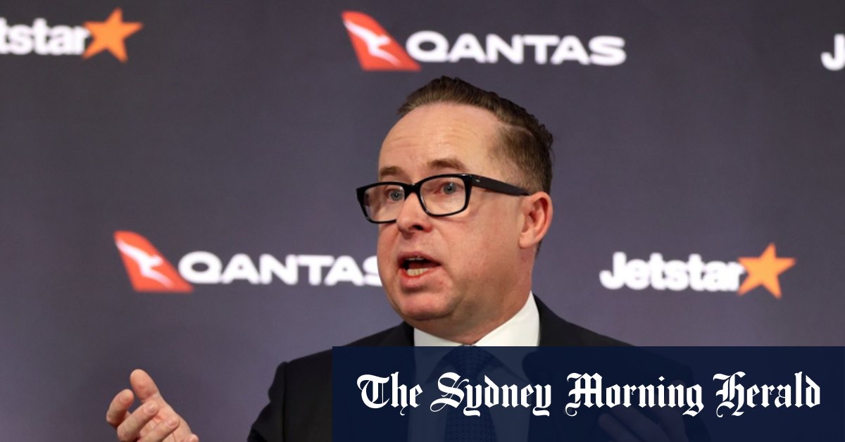 Attendez-vous à des tarifs moins chers, moins de retards: le chef de Qantas, Alan Joyce