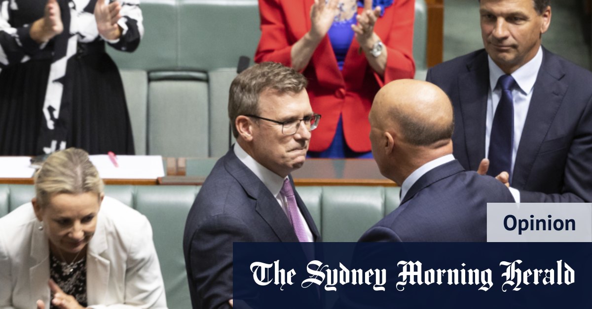 Le départ d'Alan Tudge est un test décisif pour le leadership de Peter Dutton