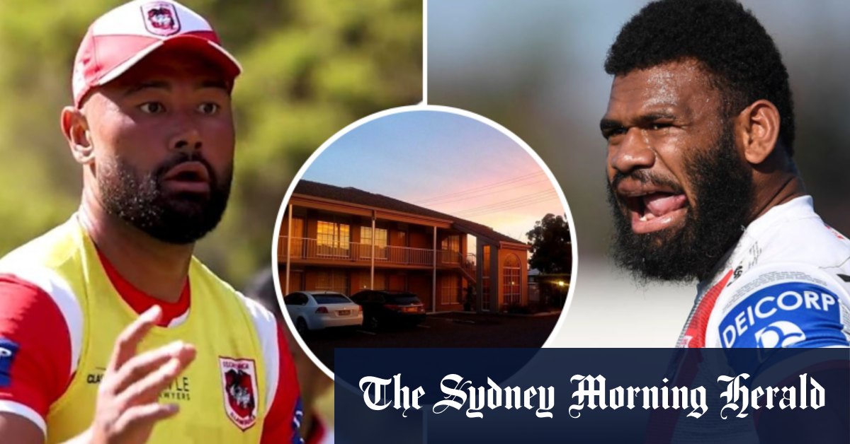 La paire de St George Illawarra Dragons s'est séparée, prête à être disciplinée, après une dispute ivre à Mudgee