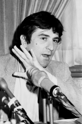 L'acteur Robert De Niro lors d'une conférence de presse à Sydney le 23 février 1981.