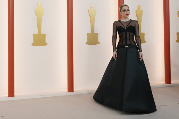 Lady Gaga en Versace.