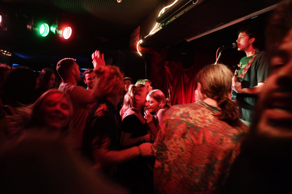Musique live à Manly Boatshed en 2021.