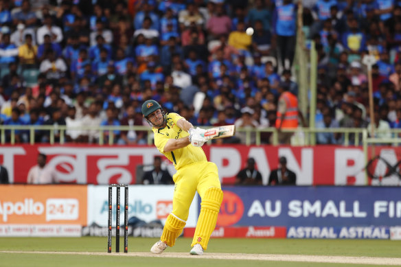 Mitchell Marsh en plein vol.