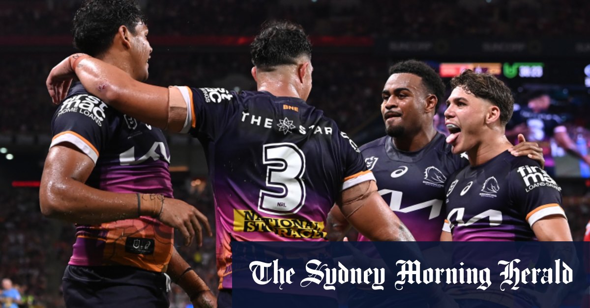Les Broncos de Brisbane nient les dauphins dans un thriller pour revendiquer le droit de se vanter du premier derby