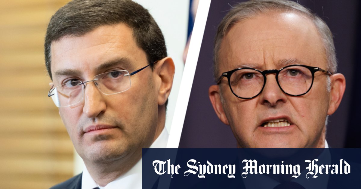 Anthony Albanese reproche à Julian Leeser de ne pas avoir "le courage de se lever"