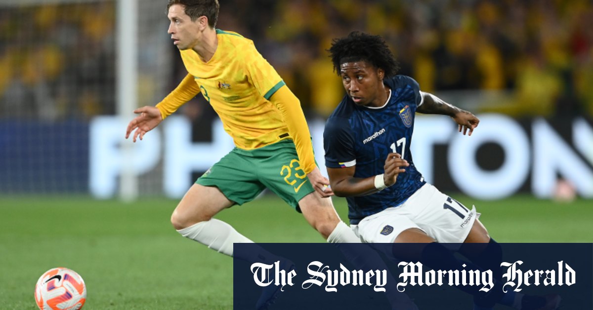 L'Australie s'incline 2-1 face à l'Equateur au Marvel Stadium de Melbourne