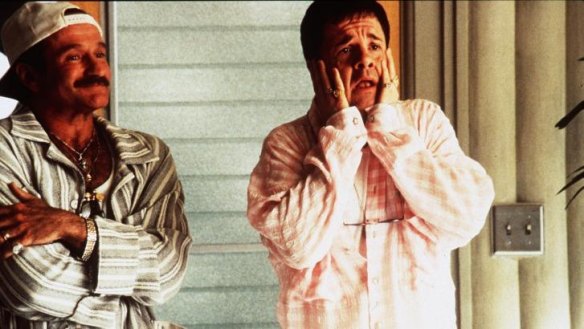 Robin Williams (à gauche) et Nathan Lane dans The Birdcage.