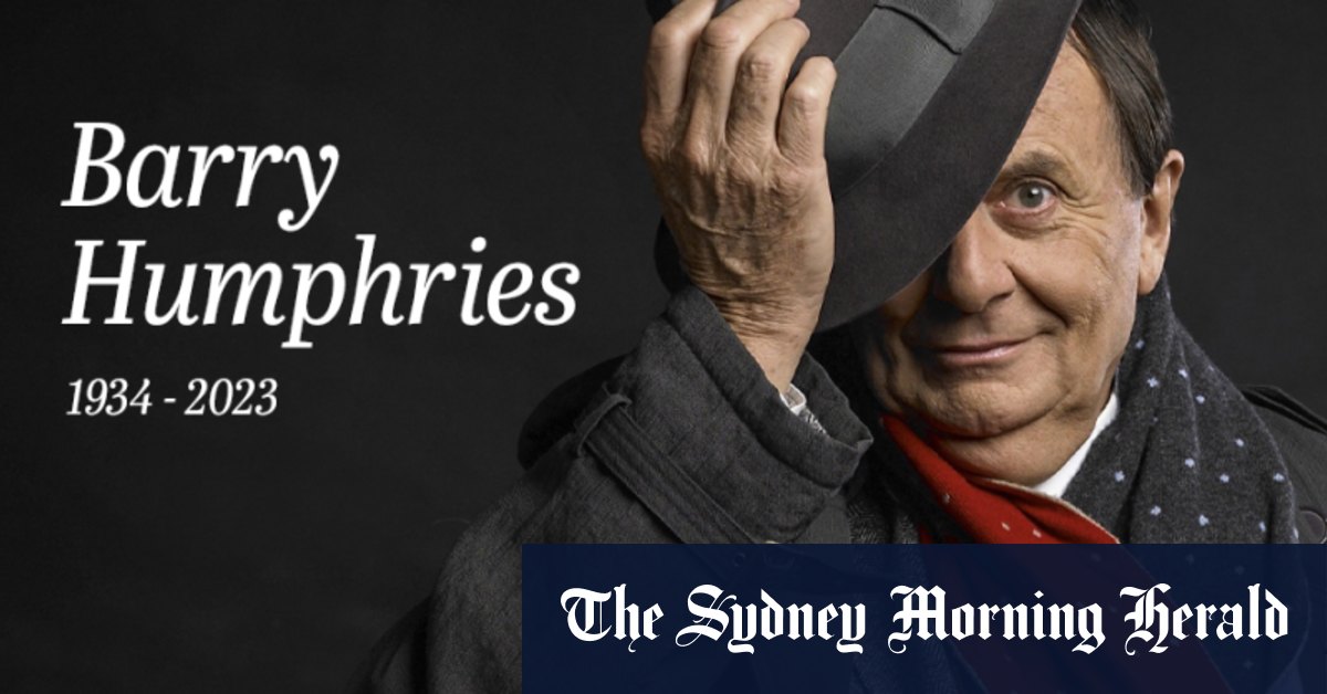 Barry Humphries est décédé à l'âge de 89 ans