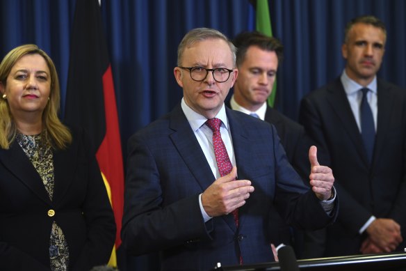 Vendredi, le Premier ministre Anthony Albanese s'est exprimé après le cabinet national.