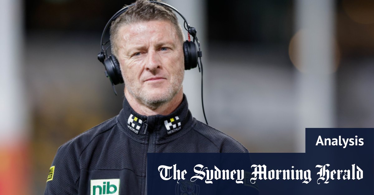 Le choc de l'entraîneur des Tigers de Richmond, Damien Hardwick, est un signe des temps