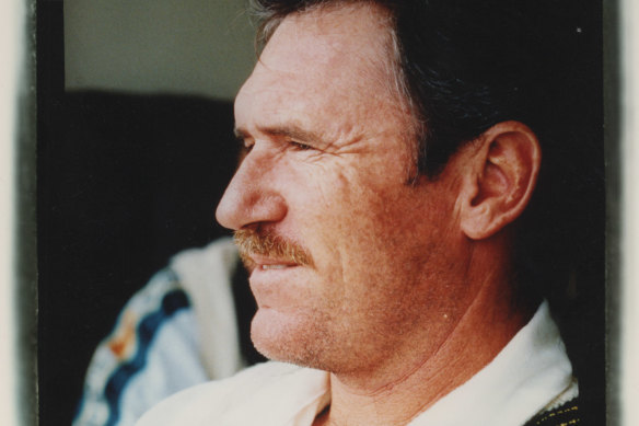 Allan Border lors de la tournée Ashes de 1993.
