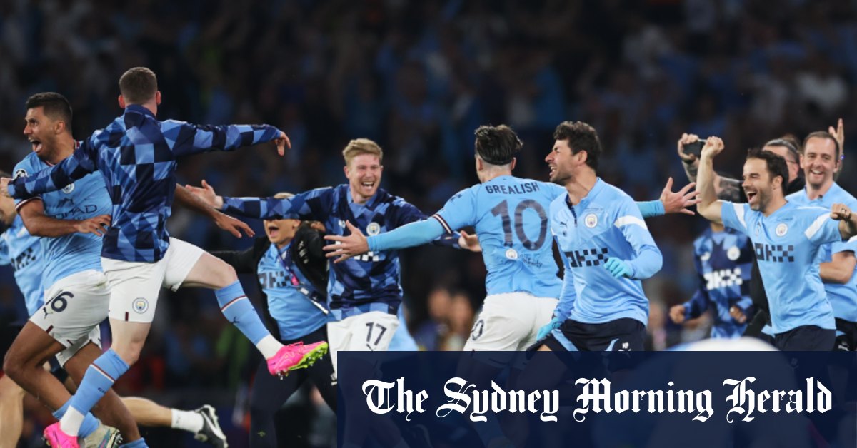 Man City bat l'Inter Milan 1-0 à Istanbul, en Turquie