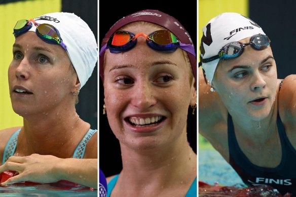 Emma McKeon, Mollie O'Callaghan et Shayna Jack se disputeront deux places de qualification pour les championnats du monde au 100 m libre féminin. 