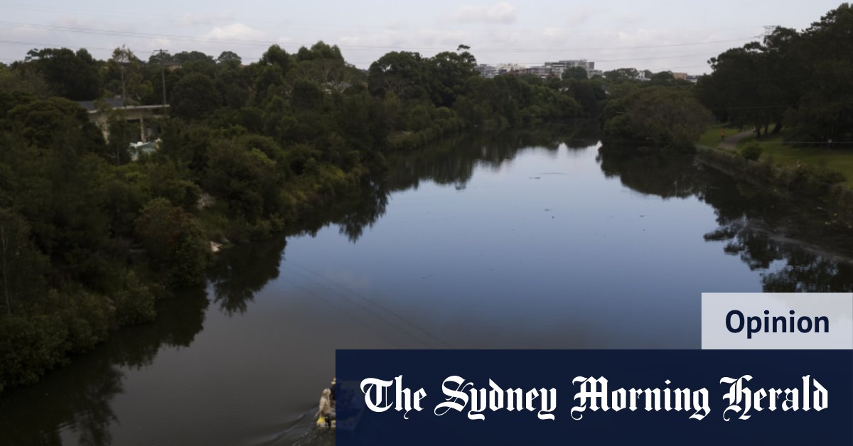 Cooks River coulait autrefois librement et devrait à nouveau