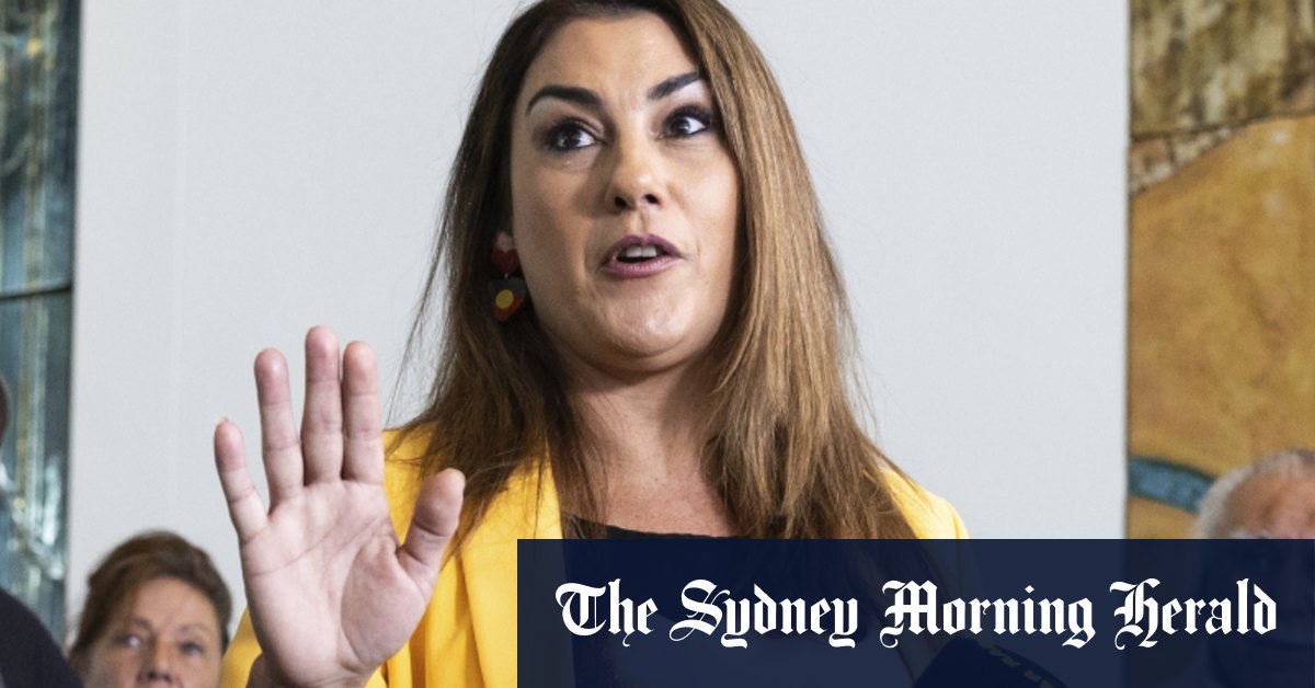 Lidia Thorpe cherche à rejoindre Pauline Hanson, Coalition par écrit Aucun cas