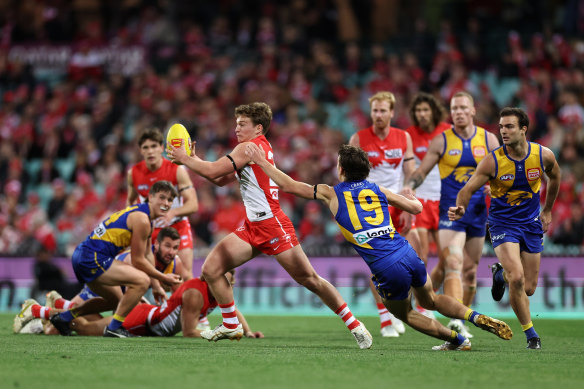 Les Eagles ont encore été gênés samedi.