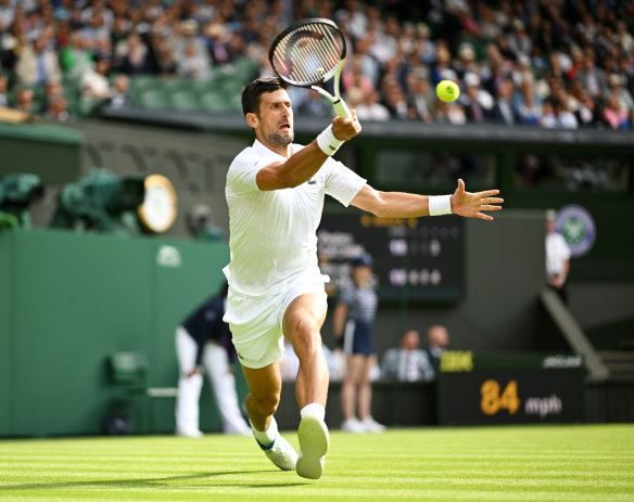 Novak Djokovic est l'adversaire de Jordan Thompson au deuxième tour à Wimbledon.