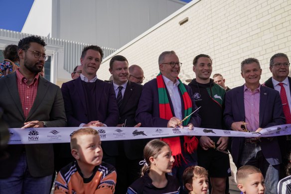 Le Premier ministre Anthony Albanese a inauguré le nouveau centre d'entraînement des Rabbitohs samedi dernier.