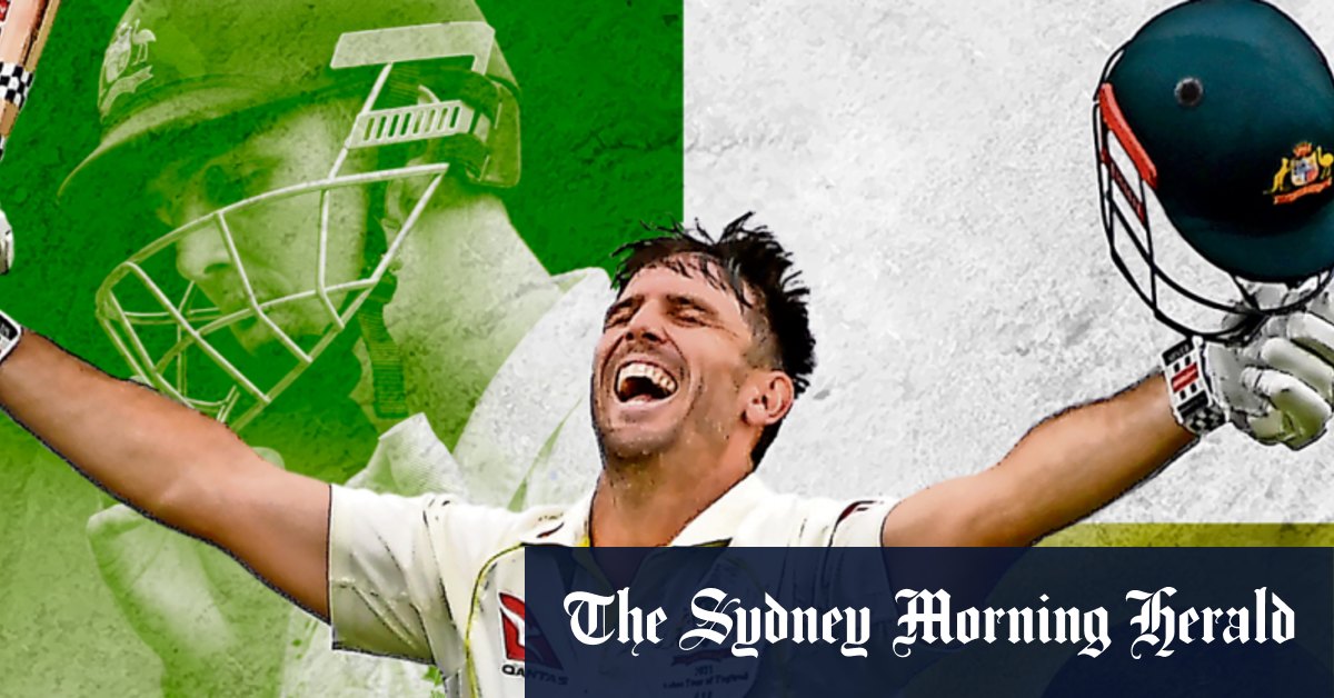 Le siècle de Mitch Marsh Headingley a l'Australie polyvalent qui ressent l'amour