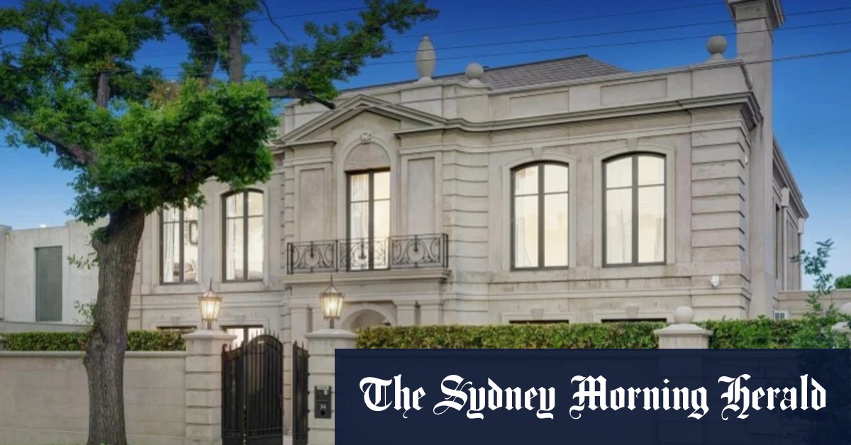 Un manoir Toorak de 15 millions de dollars mis en vente
