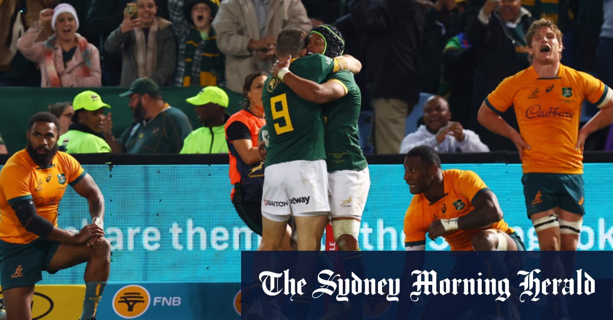 L'Australie s'incline 43-12 face à l'Afrique du Sud