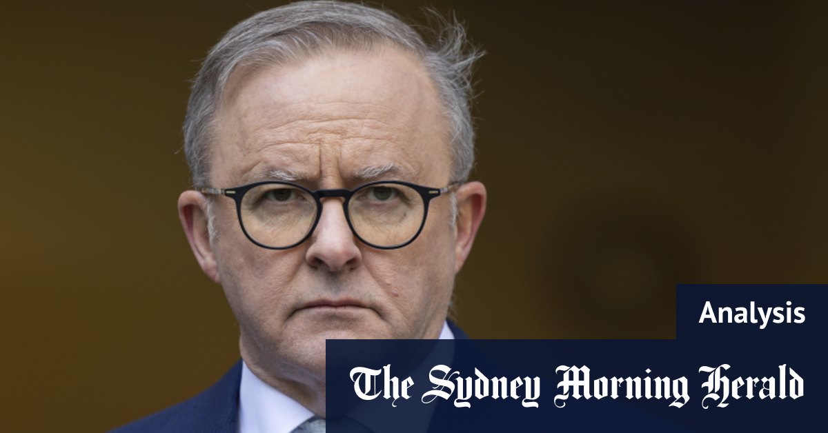Anthony Albanese commence à être blâmé pour des choses, et c'est normal