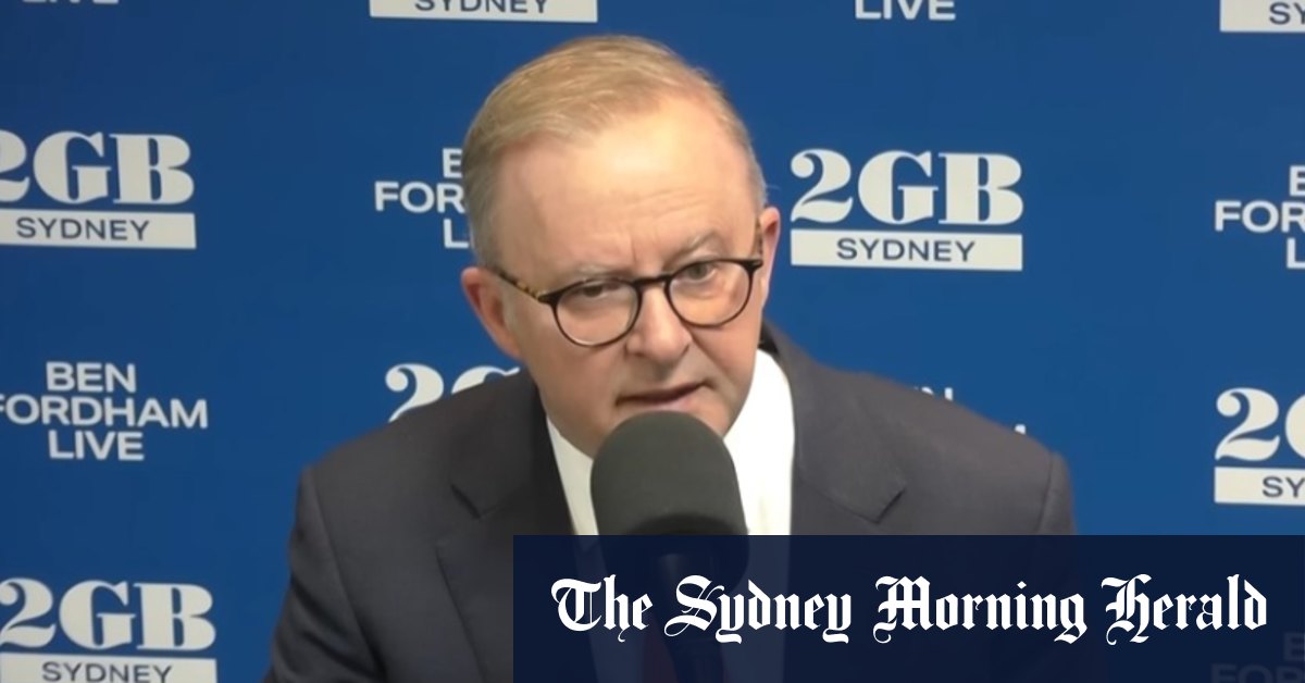 Anthony Albanese concède que le support vocal est en baisse