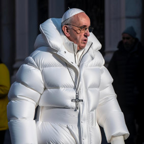 Cette photo du pape François est peut-être fausse, mais elle a donné un coup de pouce au puffer. 