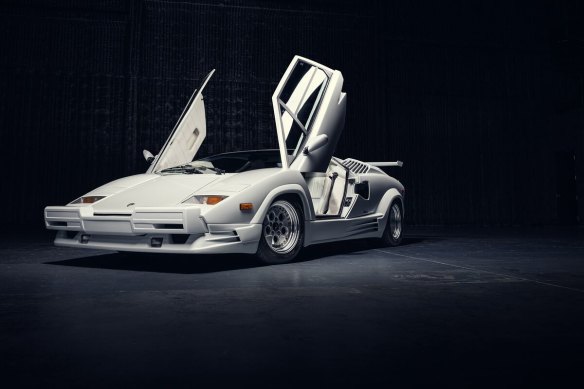 La Lamborghini Countach mise aux enchères.