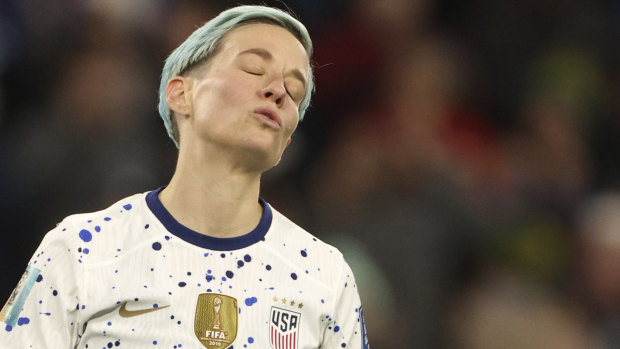 La légende américaine Megan Rapinoe était parmi celles qui ont raté un penalty.