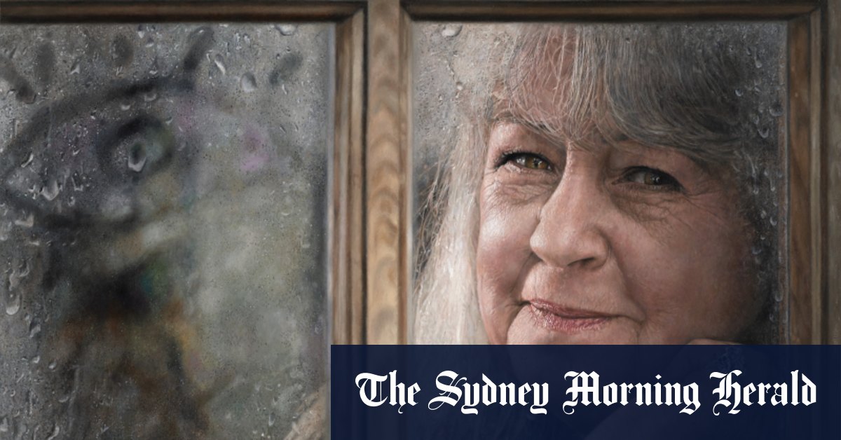 Le portrait de Noni Hazlehurst Play School, Through the Window, par Jaq Grantford, gagne