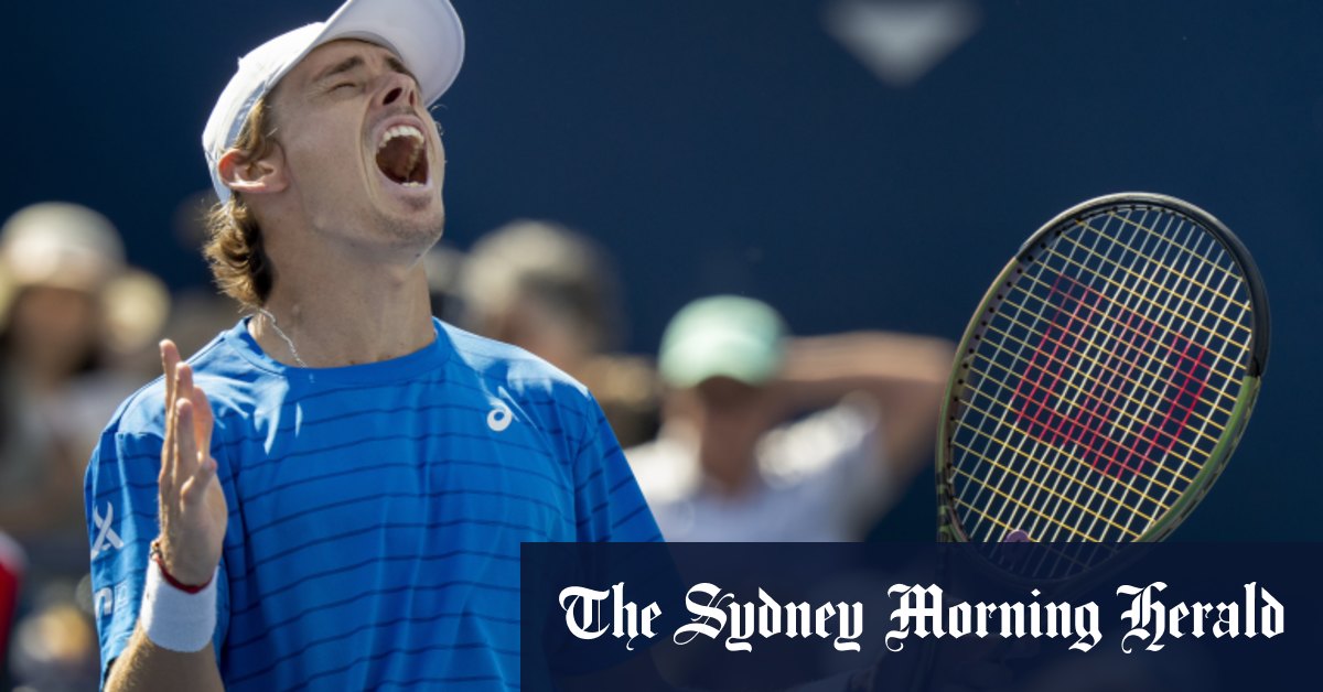 La star australienne du tennis Alex De Minaur atteint la finale des Masters canadiens et égale l'exploit de Pat Rafter