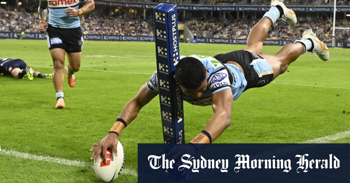 Les Cronulla Sharks dominent les Cowboys du nord du Queensland pour garder en vie les quatre premiers espoirs