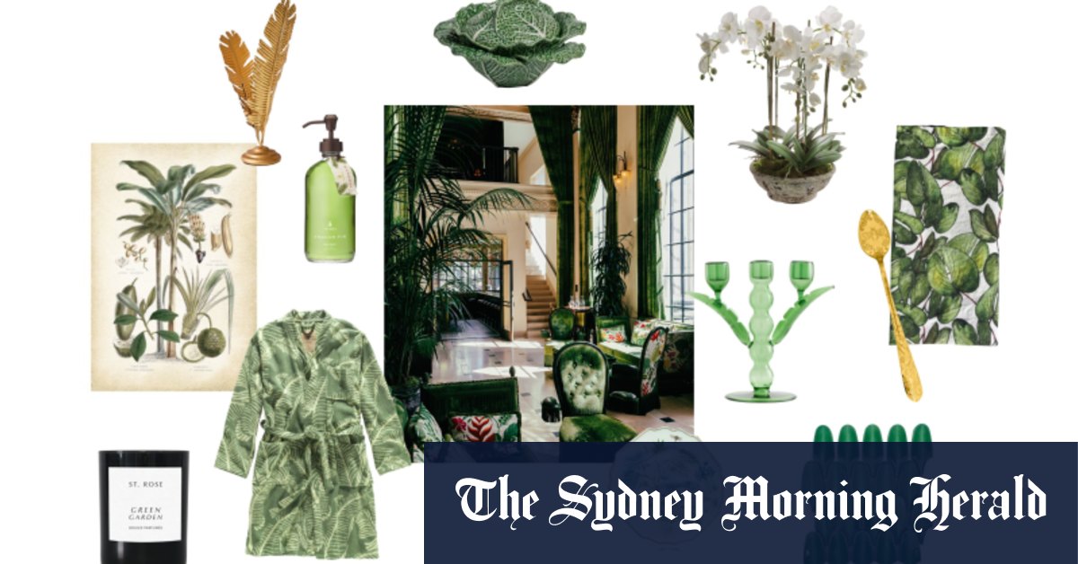 Apportez l'extérieur avec des articles ménagers, des vêtements et des imprimés d'inspiration botanique