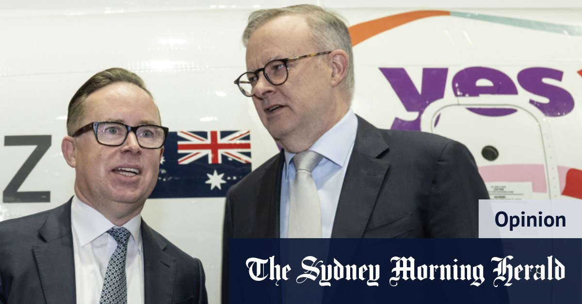 Est-ce que Qantas arborant le drapeau du Oui triera les bagages lourds de la nation ?