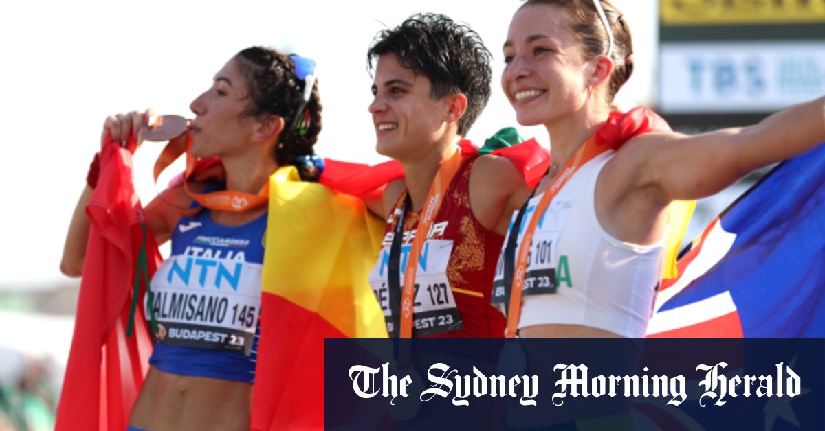 Montag remporte la première médaille de l'Australie aux championnats du monde