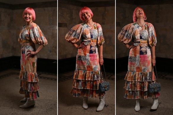 Sally Steele en Zimmermann lors du défilé d'ouverture du Brisbane Fashion Festival.