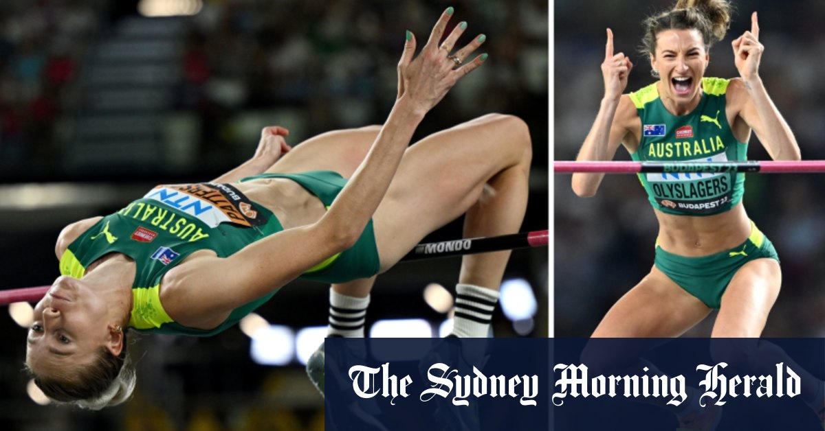 Les Australiennes Eleanor Patterson et Nicola Olyslagers remportent toutes deux des médailles au saut en hauteur féminin