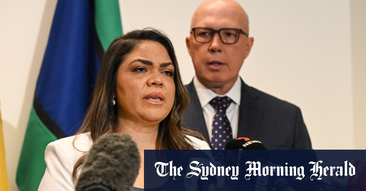 Jacinta Nampijinpa Price ne soutient pas le projet de Peter Dutton d'organiser un deuxième référendum