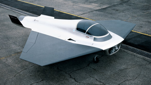 Un projet imaginatif : le jet concept Kelvin40 de Marc Newson.