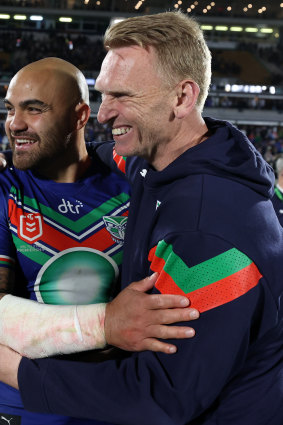 Entraîneur des Warriors Andrew Webster.