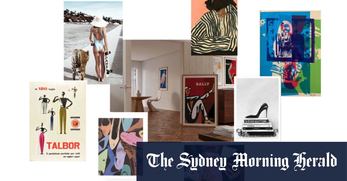 « Faites une déclaration avec des imprimés inspirés de la mode, des publicités emblématiques aux affiches vintage.