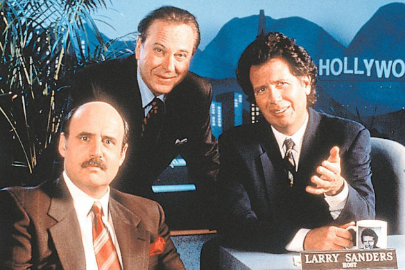 Jeffrey Tambor, Rip Torn et Garry Shandling dans The Larry Sanders Show