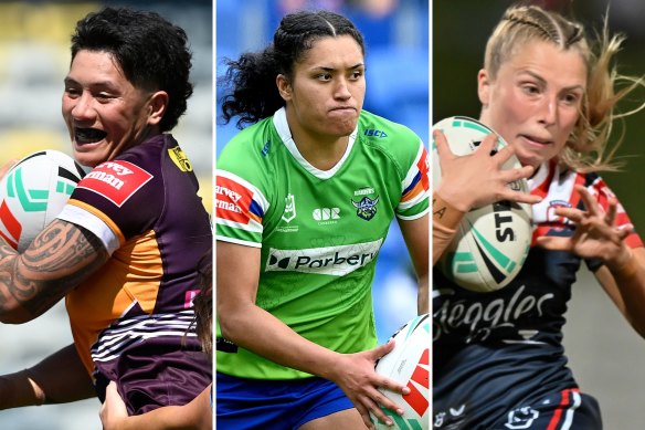 Gayle Broughton, Zahara Temara et Tarryn Aiken.