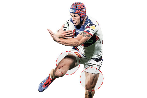 L’arrière des Newcastle Knights Kalyn Ponga.