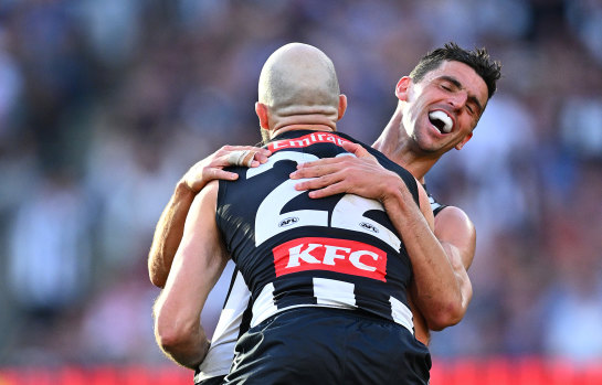 Les vétérans de Collingwood, Steele Sidebottom et Scott Pendlebury, sont devenus des joueurs doubles de premier ministre pour leur club.